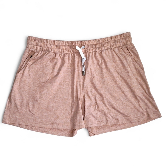 Pacific Trail Cozy Shorts Bundle 2 Pairs- Gray & Peach Pink Womens Size Large - Picture 4 of 11